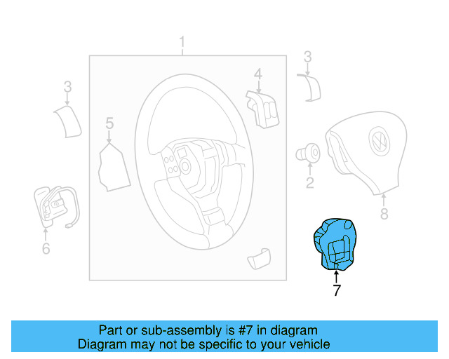 Control Switch 5C0-959-538-B-YQV - View 9