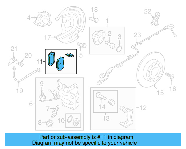 Brake Pads Rear 5C0-698-451-D - View 18
