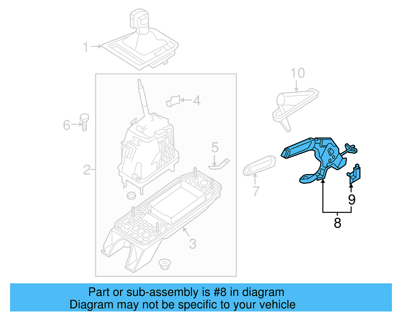 Lever 5C0-711-303-CG-KLA