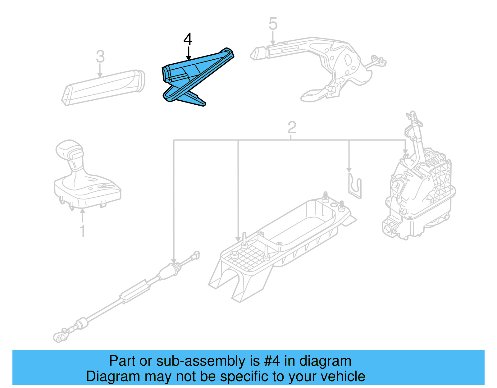 Parking Brake Lever Cover 5C0-711-465-D-OBX - View 7