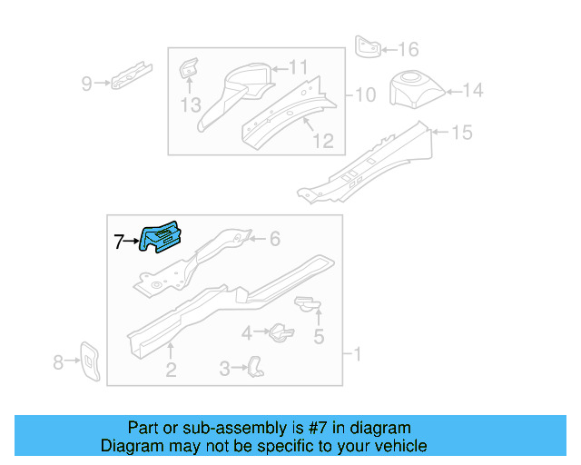 Engine Bracket 5C0-802-068 - View 8