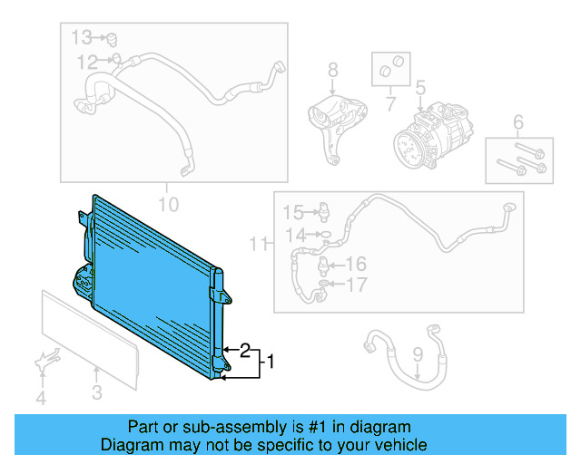 A/C Condenser 5C0-816-411 - View 18