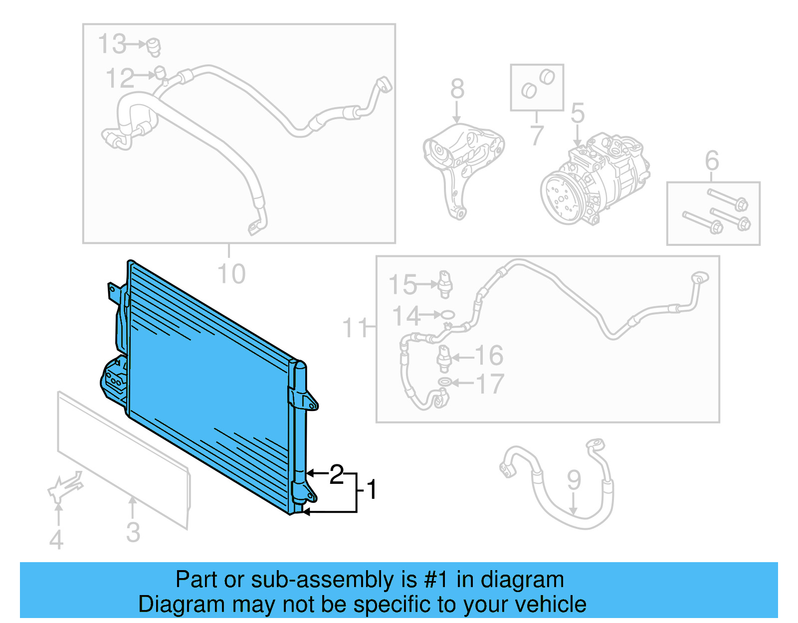 A/C Condenser 5C0-820-411-K - View 18