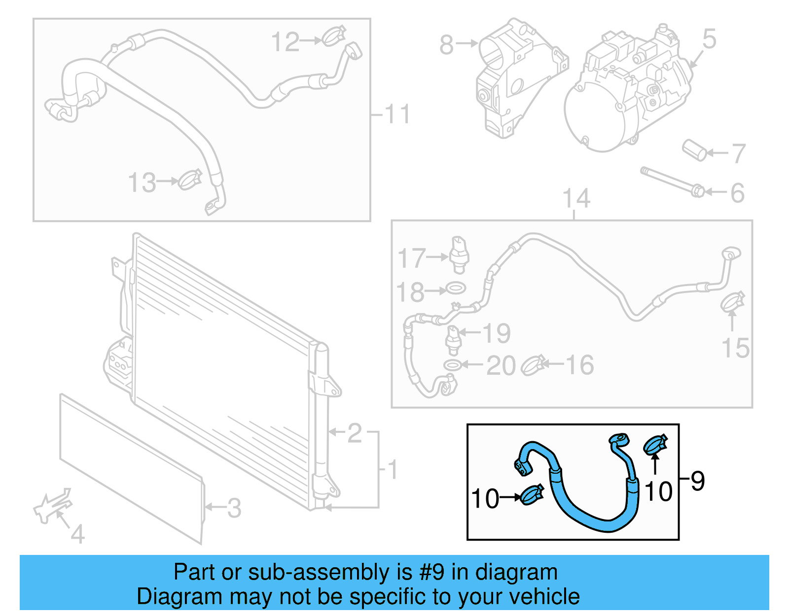 Discharge Hose 5C0-820-721-R - View 4
