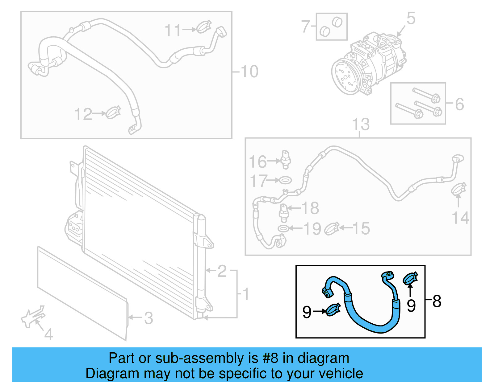 Discharge Hose 5C0-820-721-C - View 7