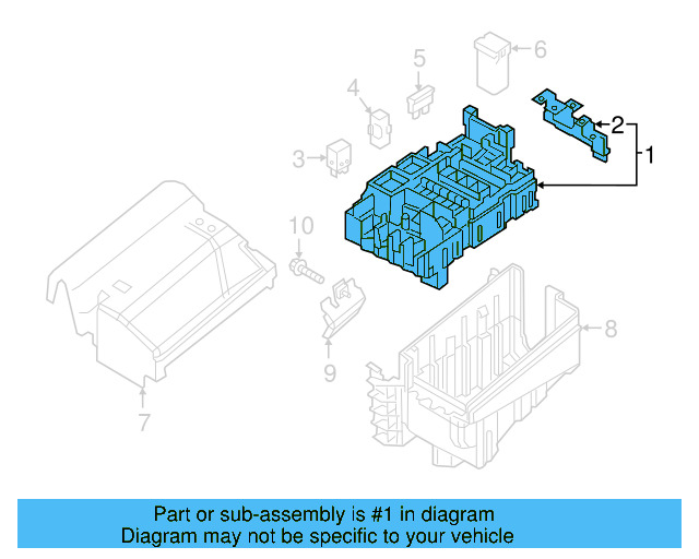 Relay & Fuse Plt 5C0-937-819-R - View 3