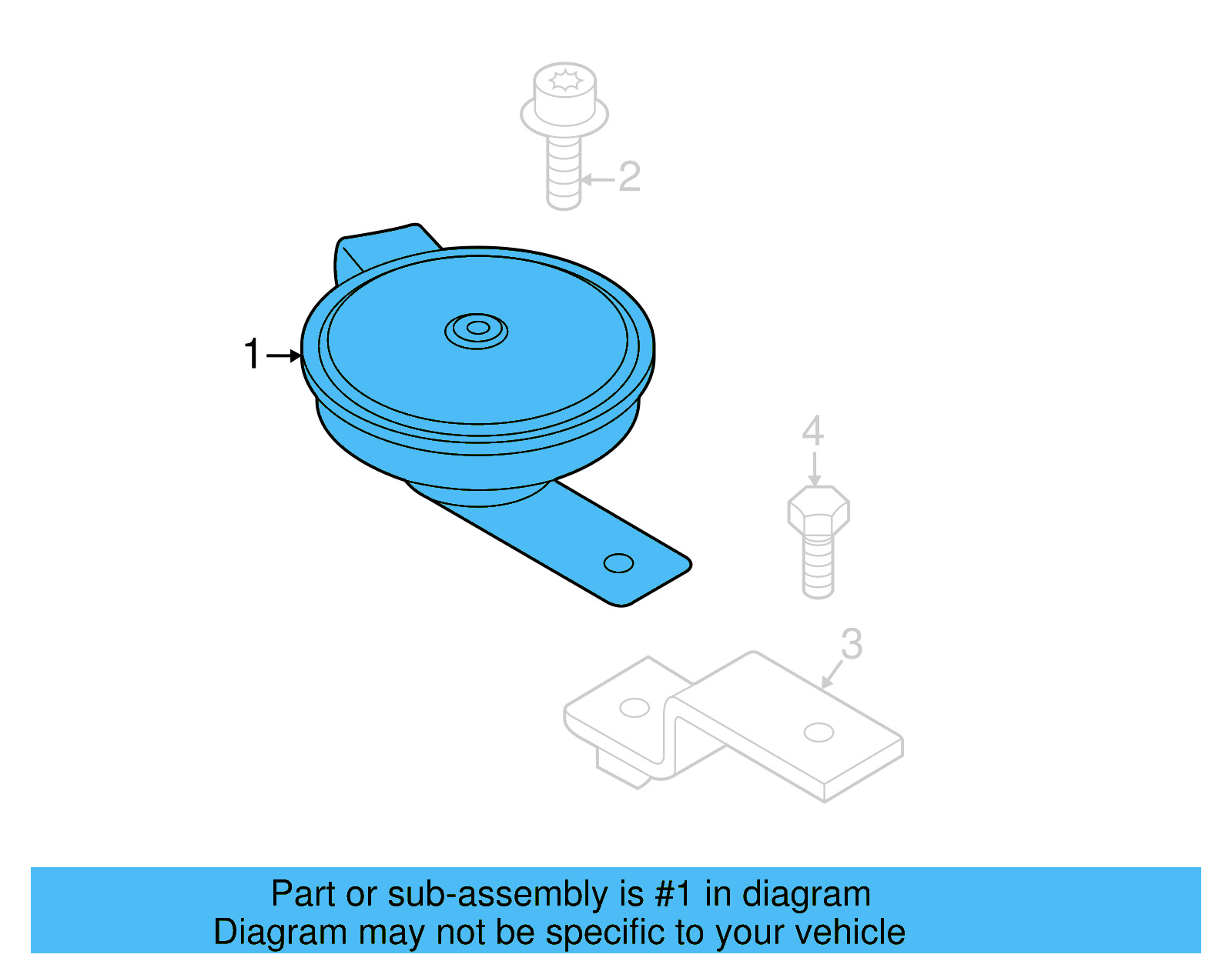 Alarm Horn 5C0-951-115 - View 22