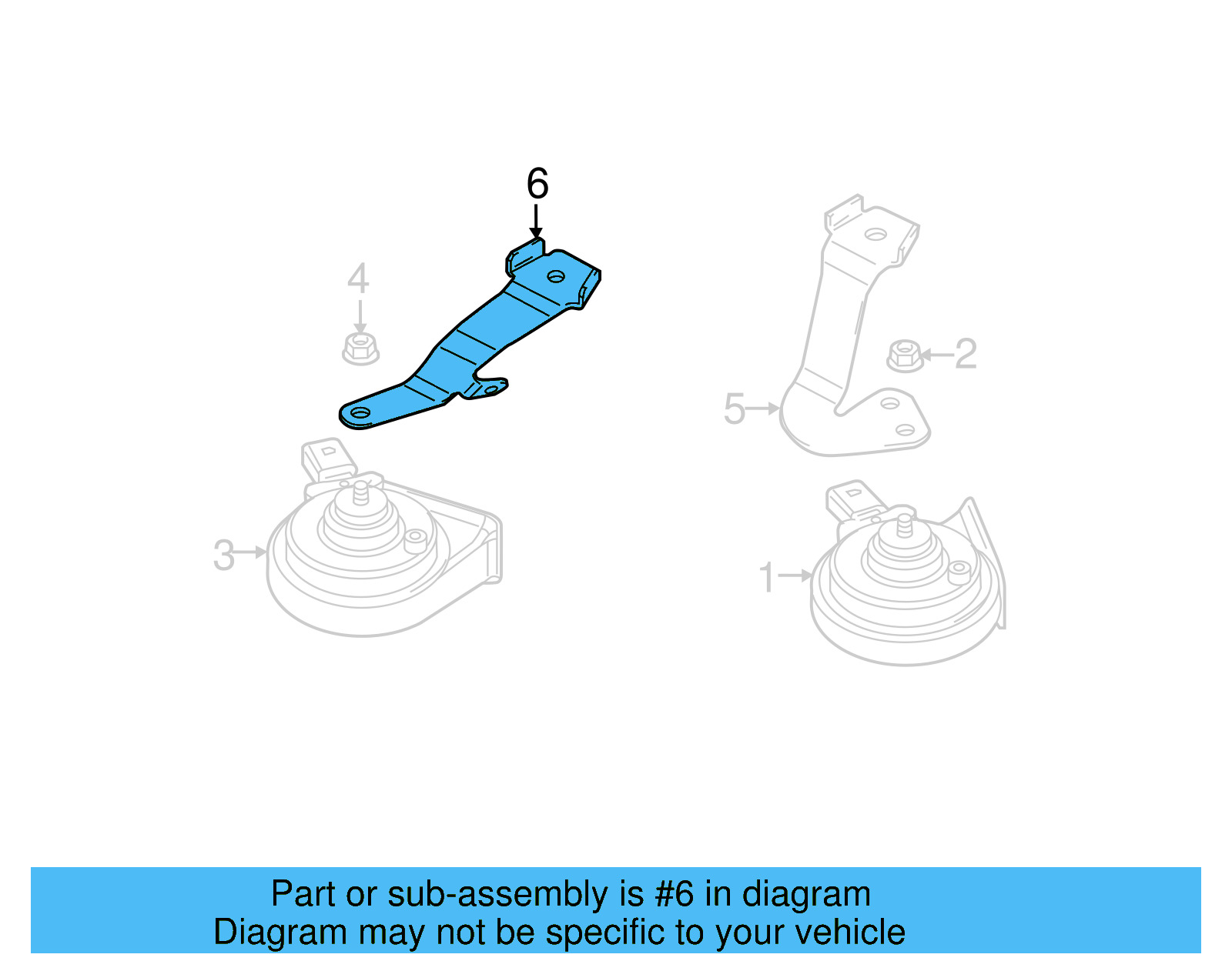 Bracket 5C0-951-182-M - View 18