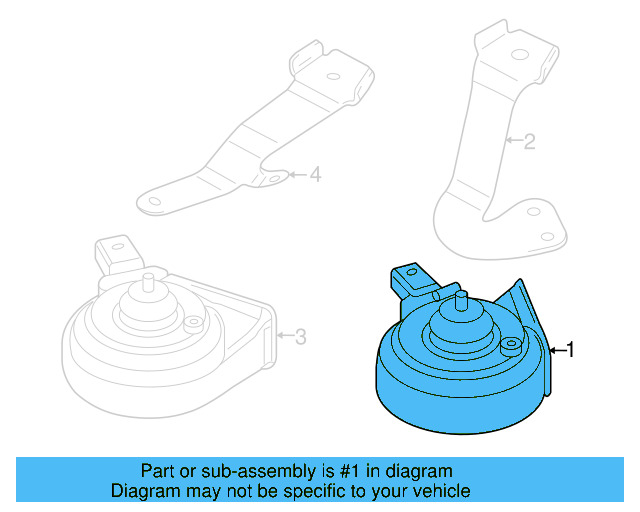 High Note Horn 5C0-951-223-C - View 15
