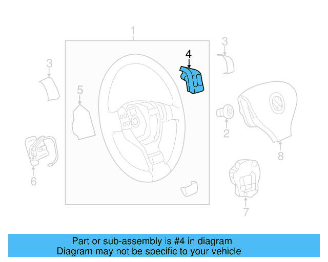 Control Switch 5C0-959-538-B-YQV - View 8
