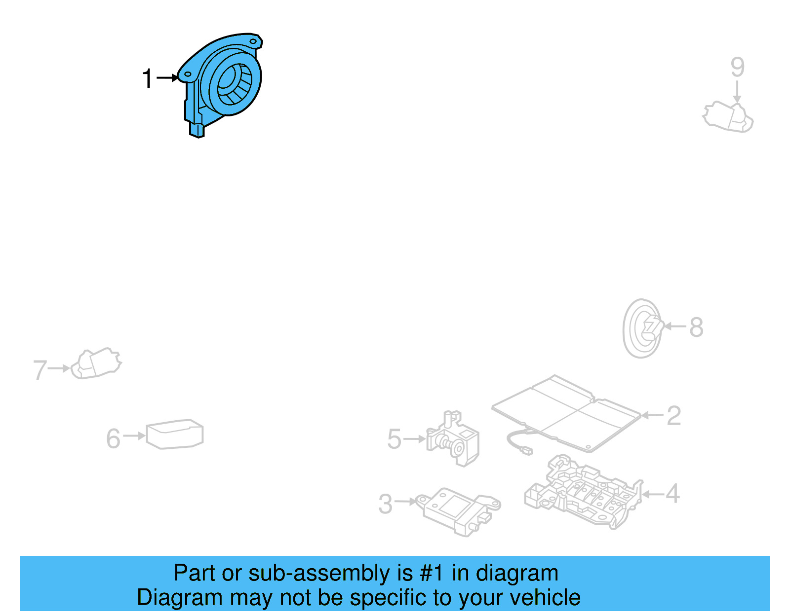Clock Spring 5C0-959-653 - View 8