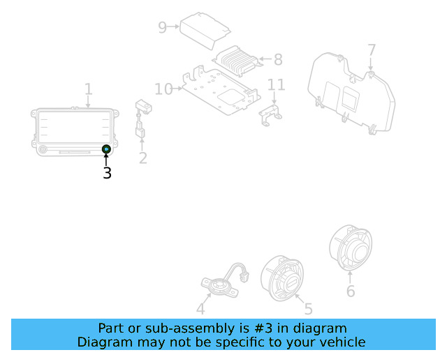 Knob 5C0-998-922 - View 4
