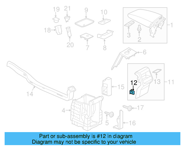 Side Cover Clip 1K0-867-388-A - View 154