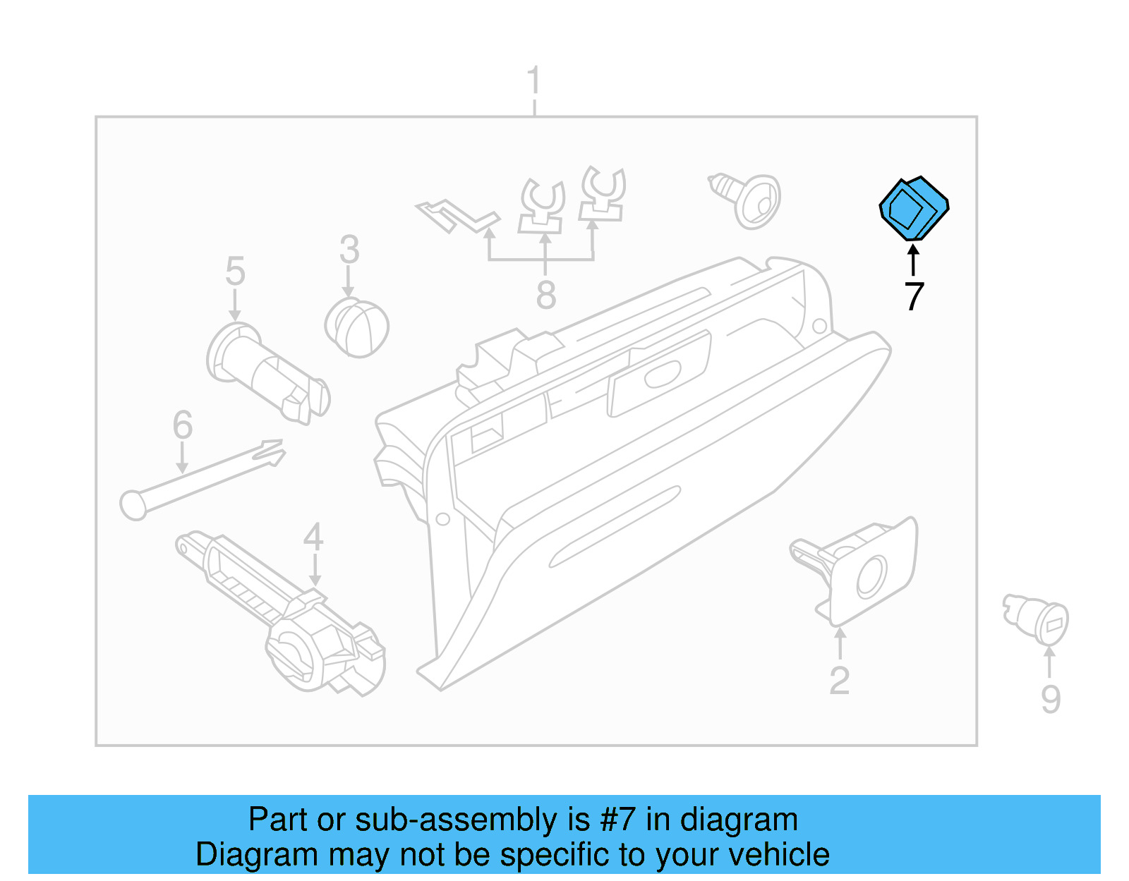 Lock Plate 5C1-858-543 - View 8