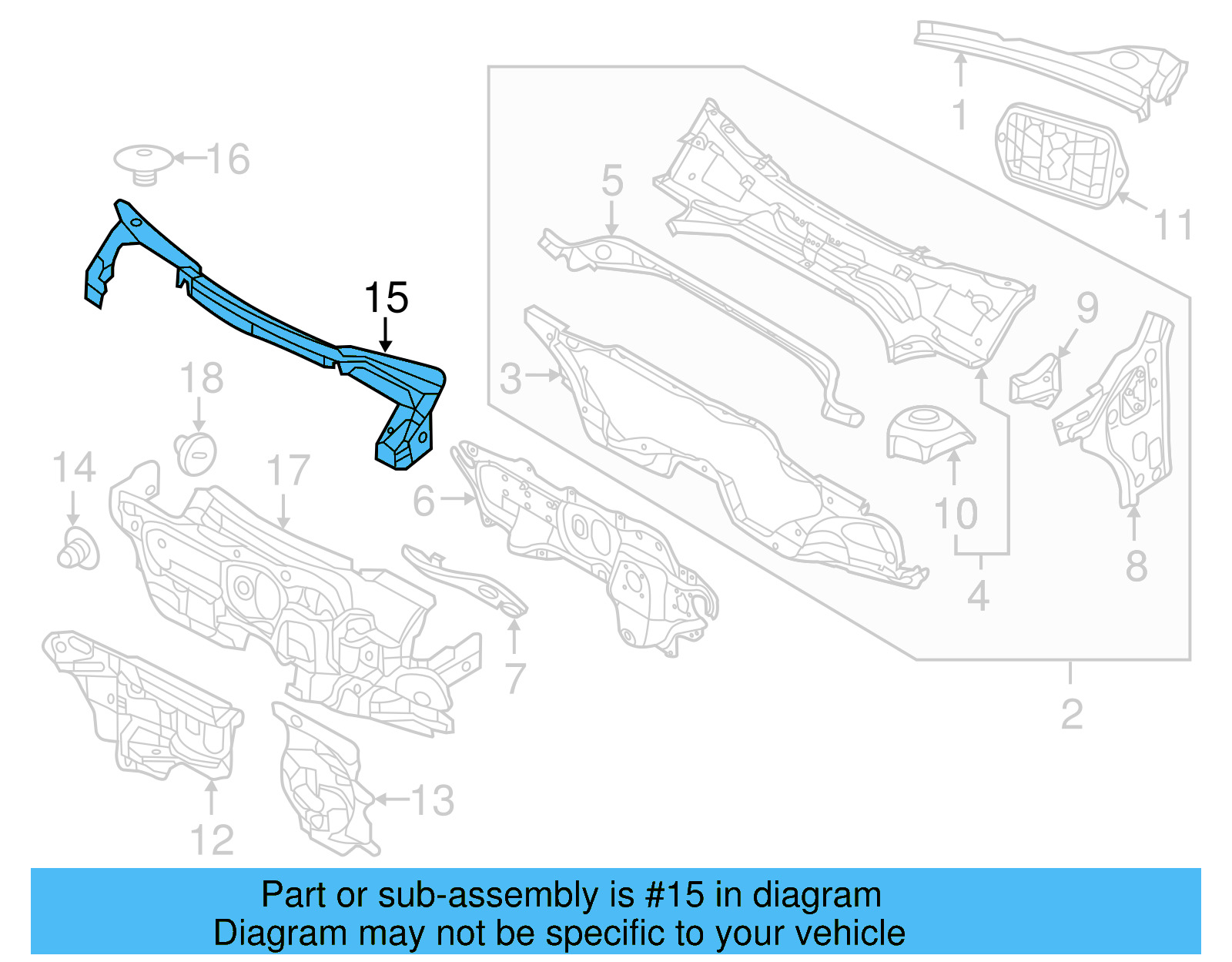 Upper Insulator 5C1-863-909-B - View 3