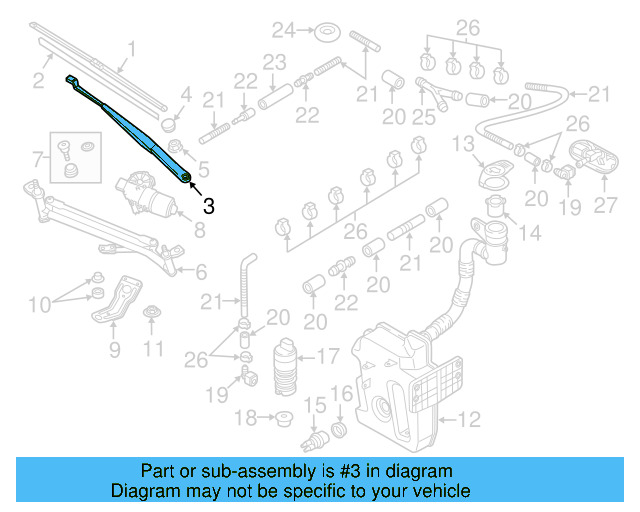 Wiper Arm 5C1-955-410