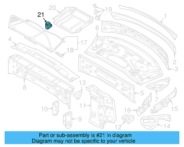 Retainer 5C3-862-528-B - View 3