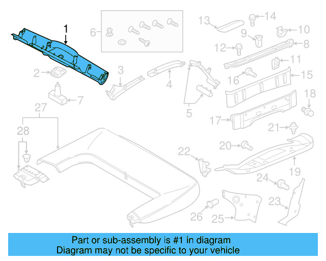 Upper Panel 5C3-810-257 - View 6