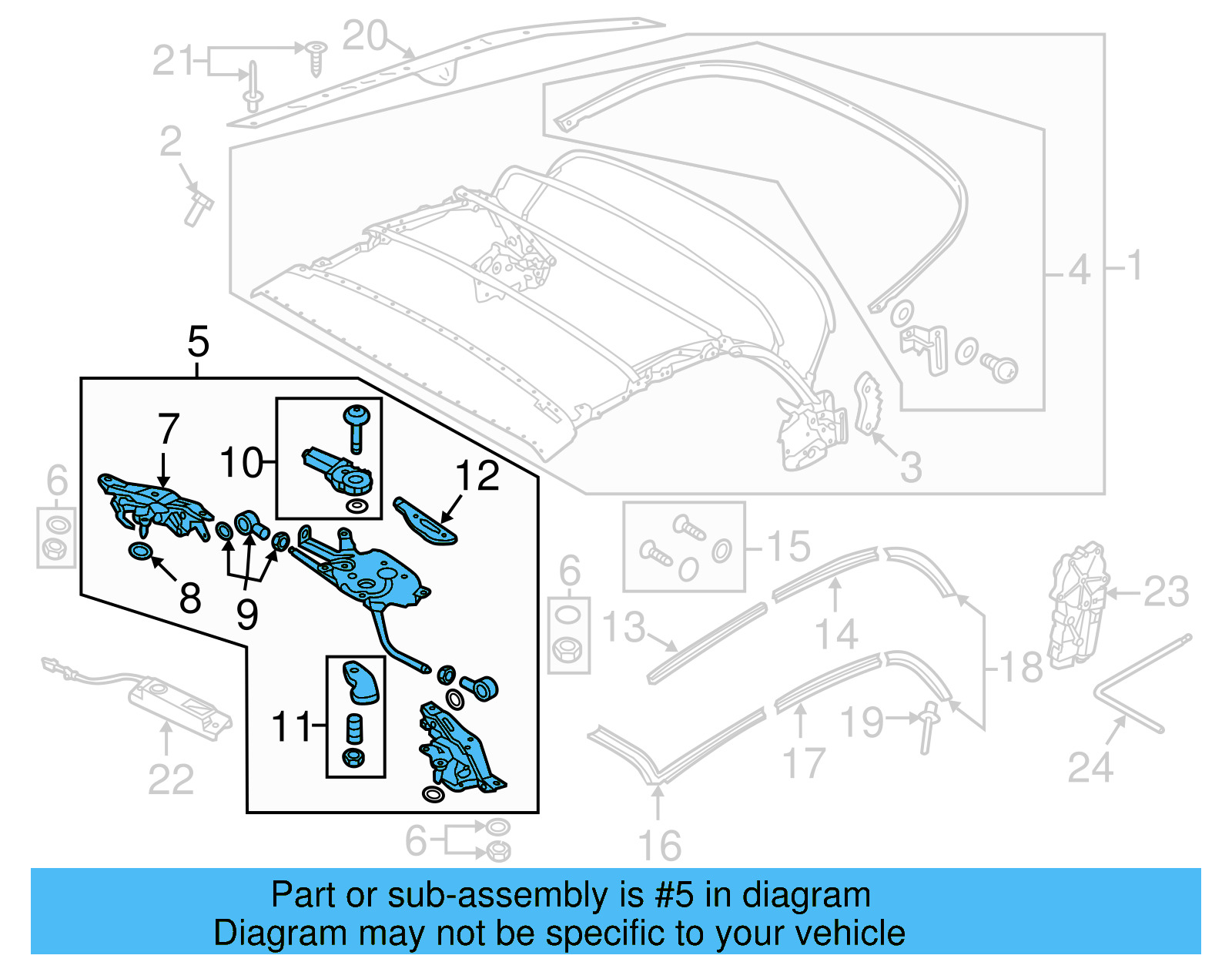 Latch Assembly 5C3-871-566-A - View 10