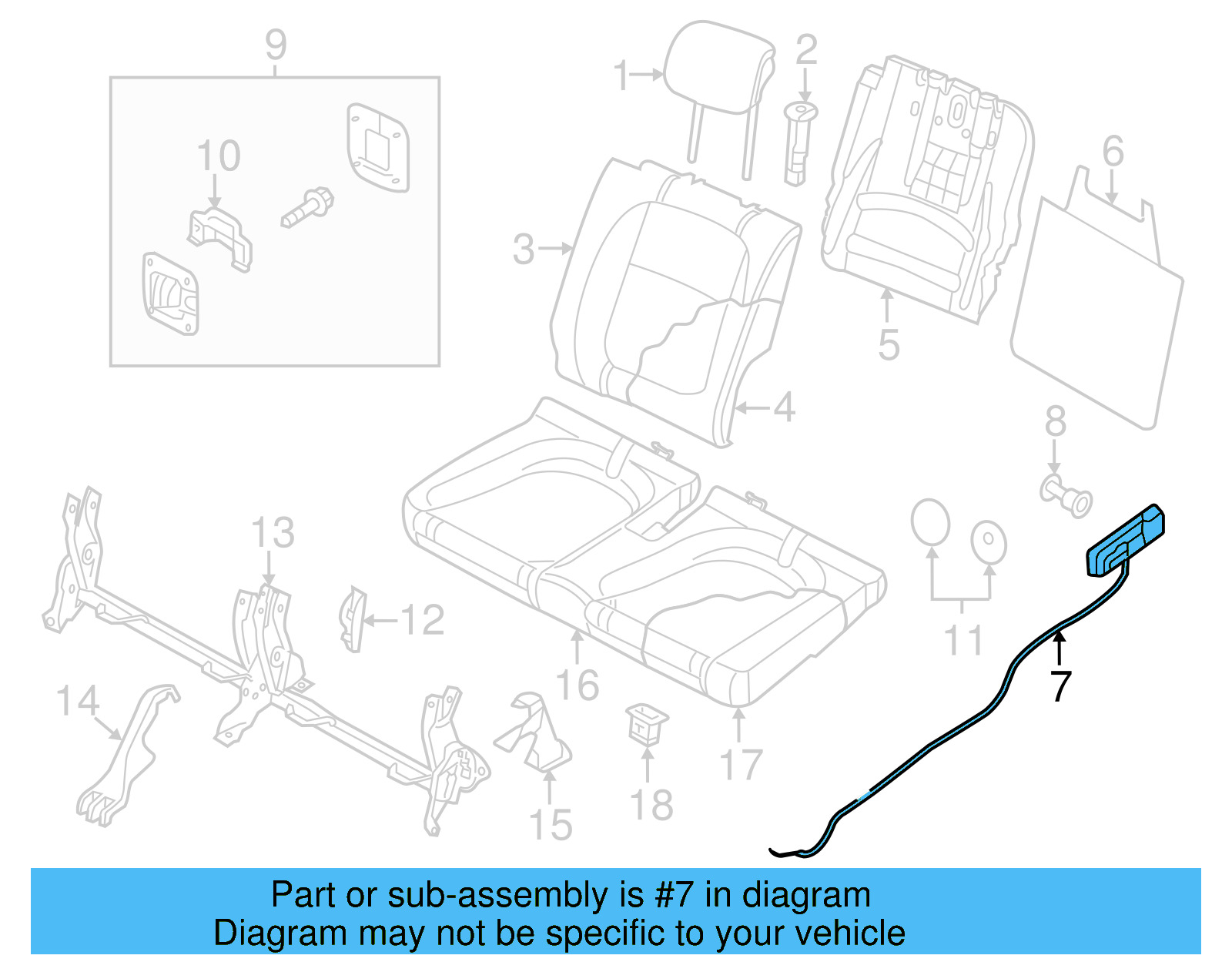 Release Handle 8P7-885-682-82V - View 4