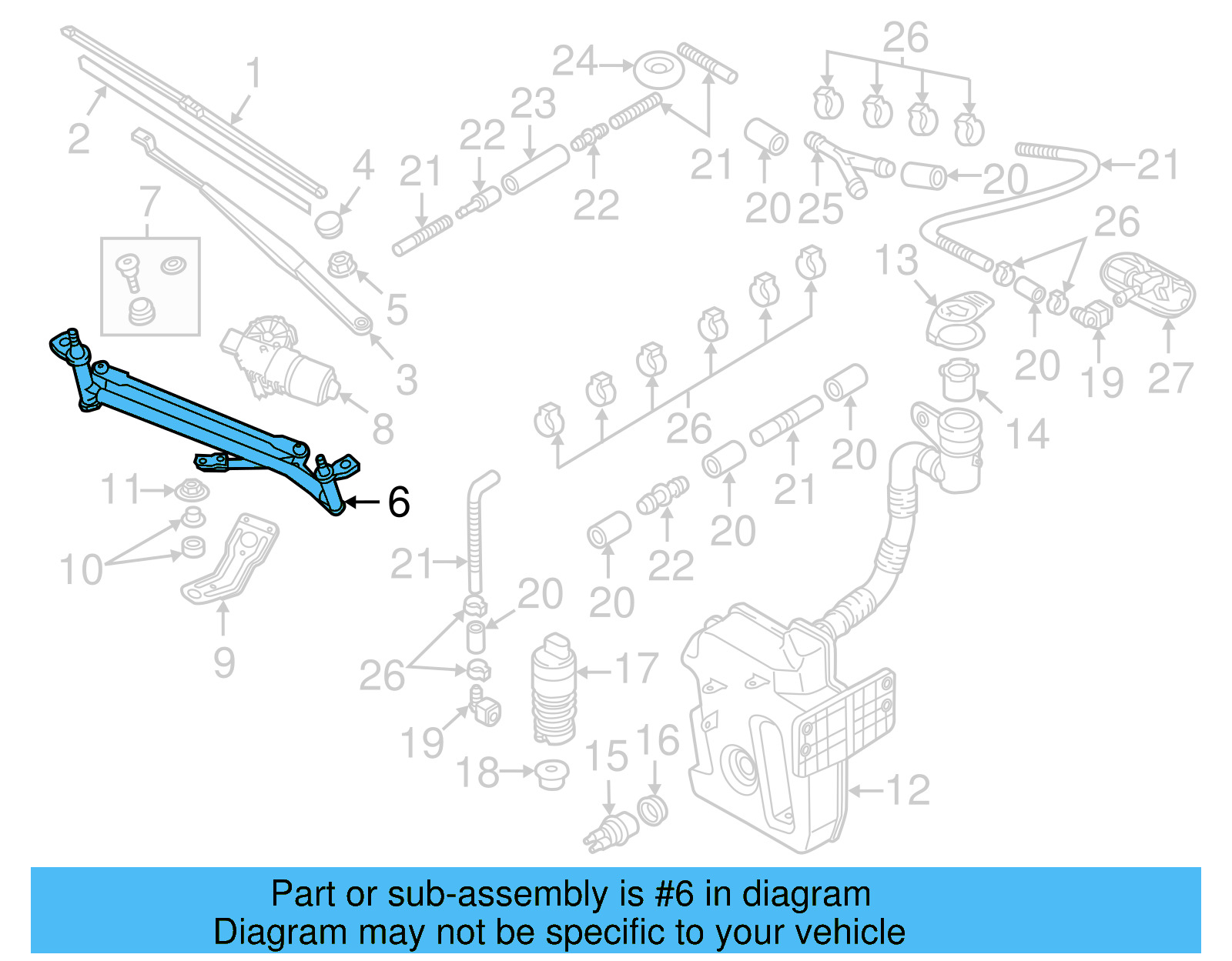 Linkage Assembly 5C3-955-601 - View 5