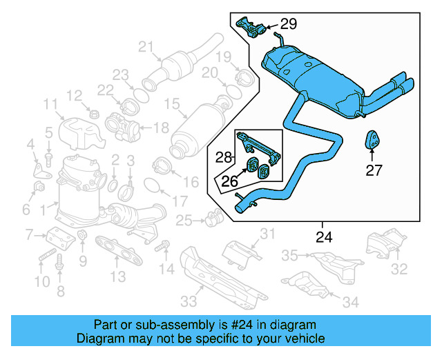 Muffler & Pipe 5C5-253-181-C