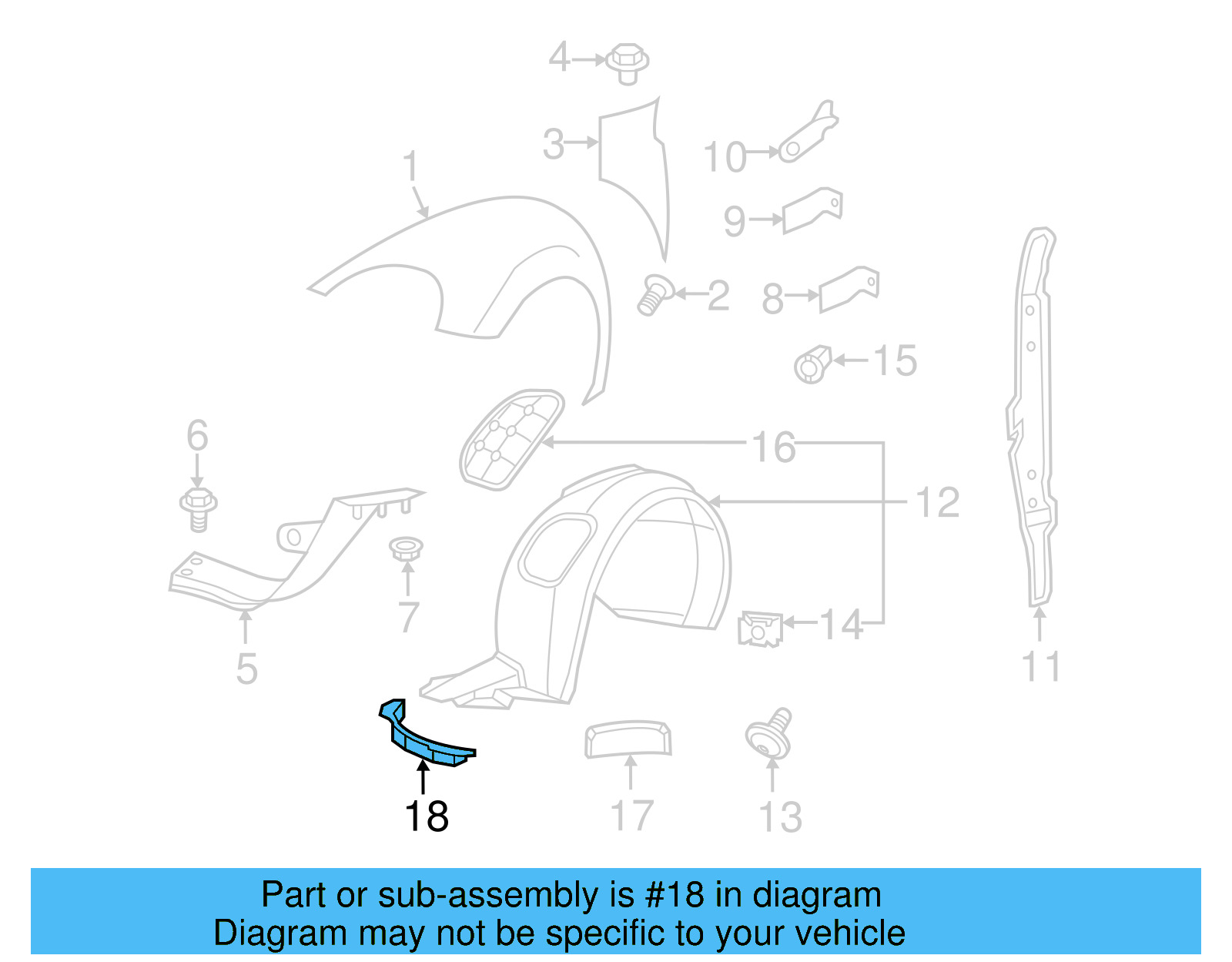 Deflector 5C5-807-547 - View 4
