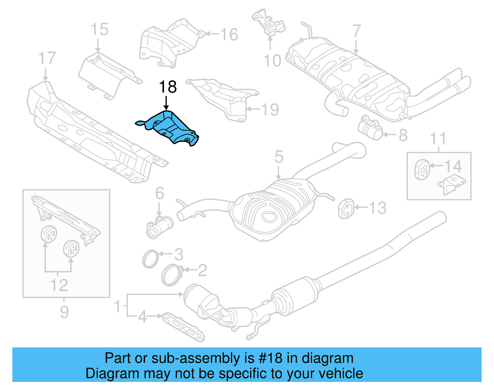 Heat Shield 5C5-825-613 - View 9