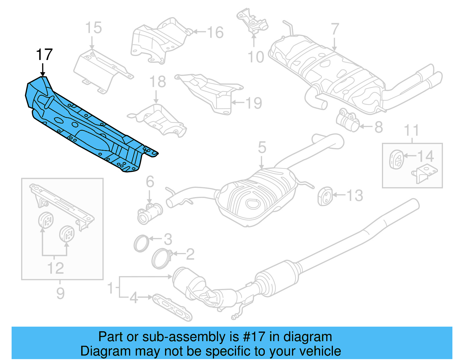 Heat Shield 5C5-825-671-A - View 10