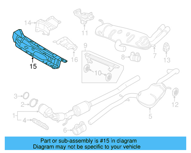 Heat Shield 5C5-825-671-A - View 11