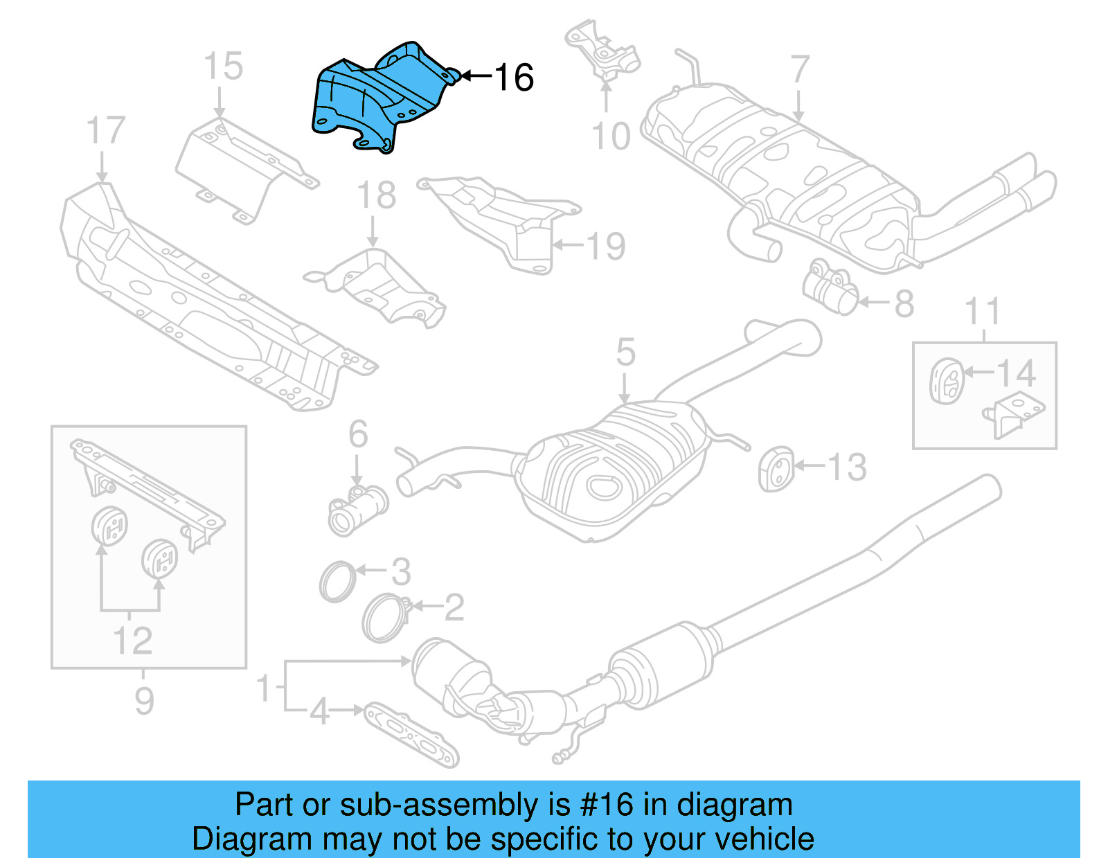 Heat Deflector 5C5-825-701 - View 4