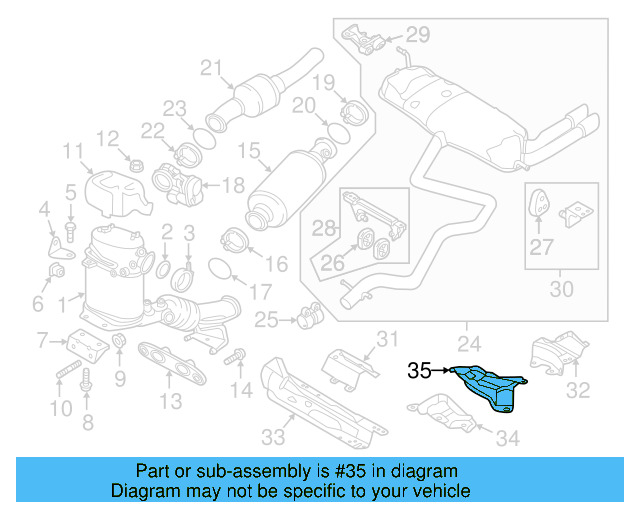 Heat Deflector 5C5-825-701 - View 20