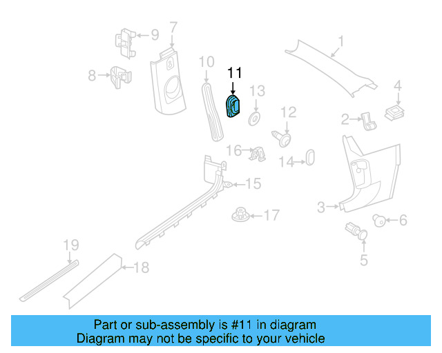 Strap Cover 5C5-857-957-C-PX7 - View 5