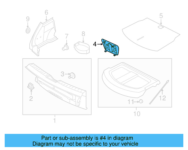 Center Cover 5C5-858-183-A-82V - View 4