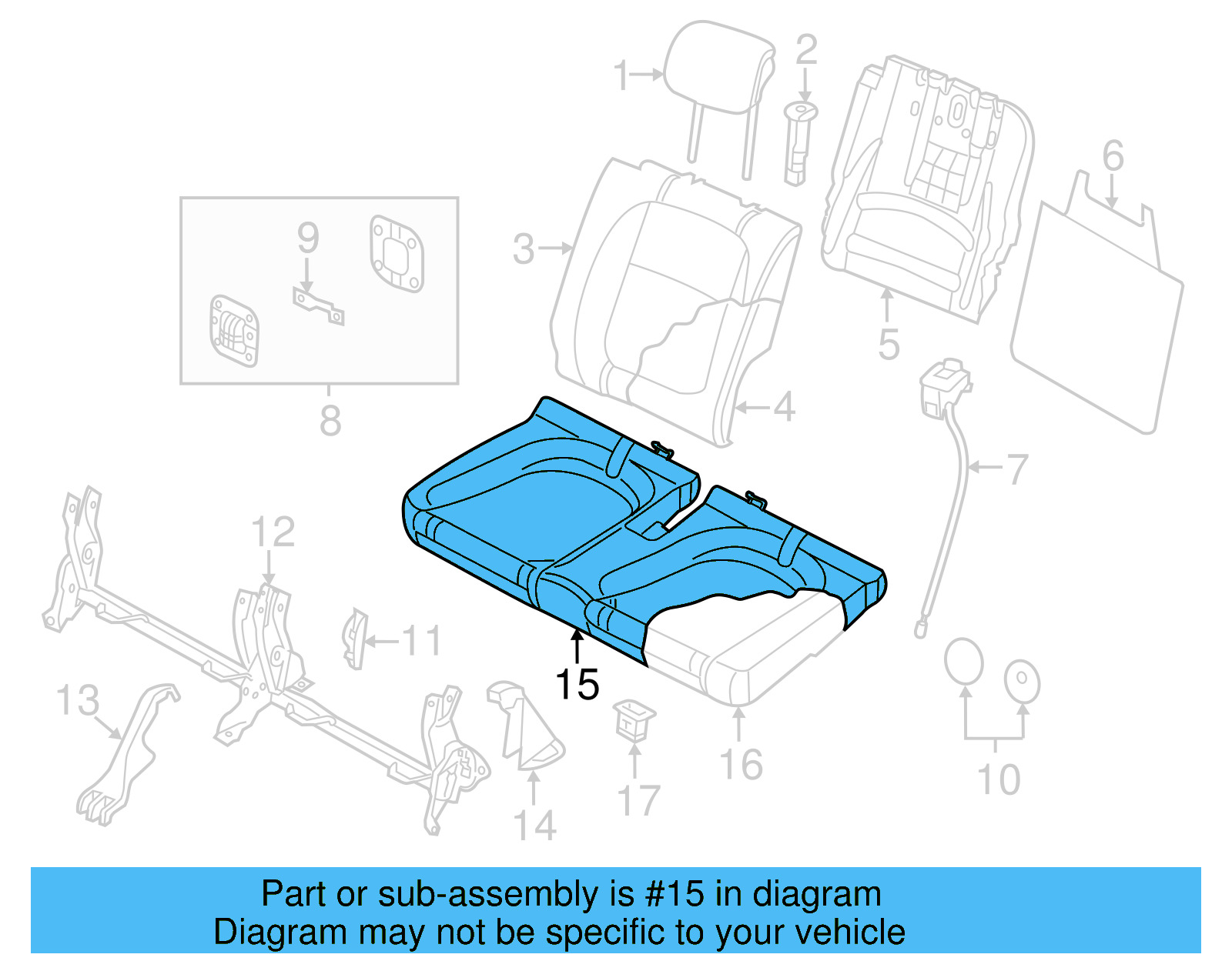 Cushion Cover 5C5-885-405-AE-ICD - View 8