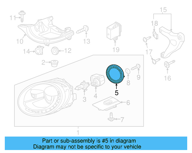 Headlamp Bulb N-905-616-01 - View 17