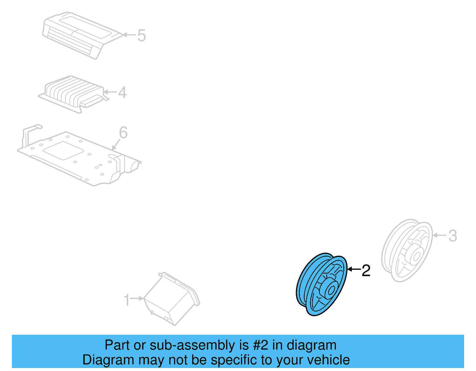 Front Dr Speaker 5C6-035-453-B - View 6