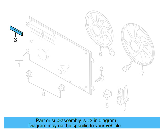 Radiator Shutter Assembly 1K0-121-223 - View 22