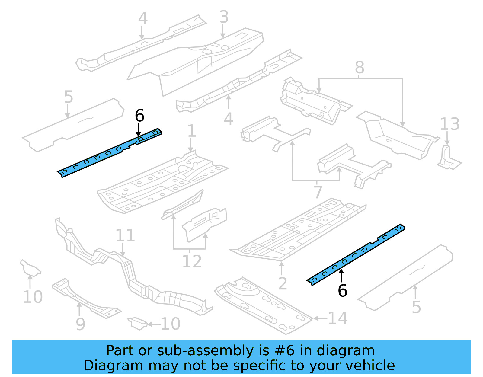 Sill Reinforced 5C6-802-307-B
