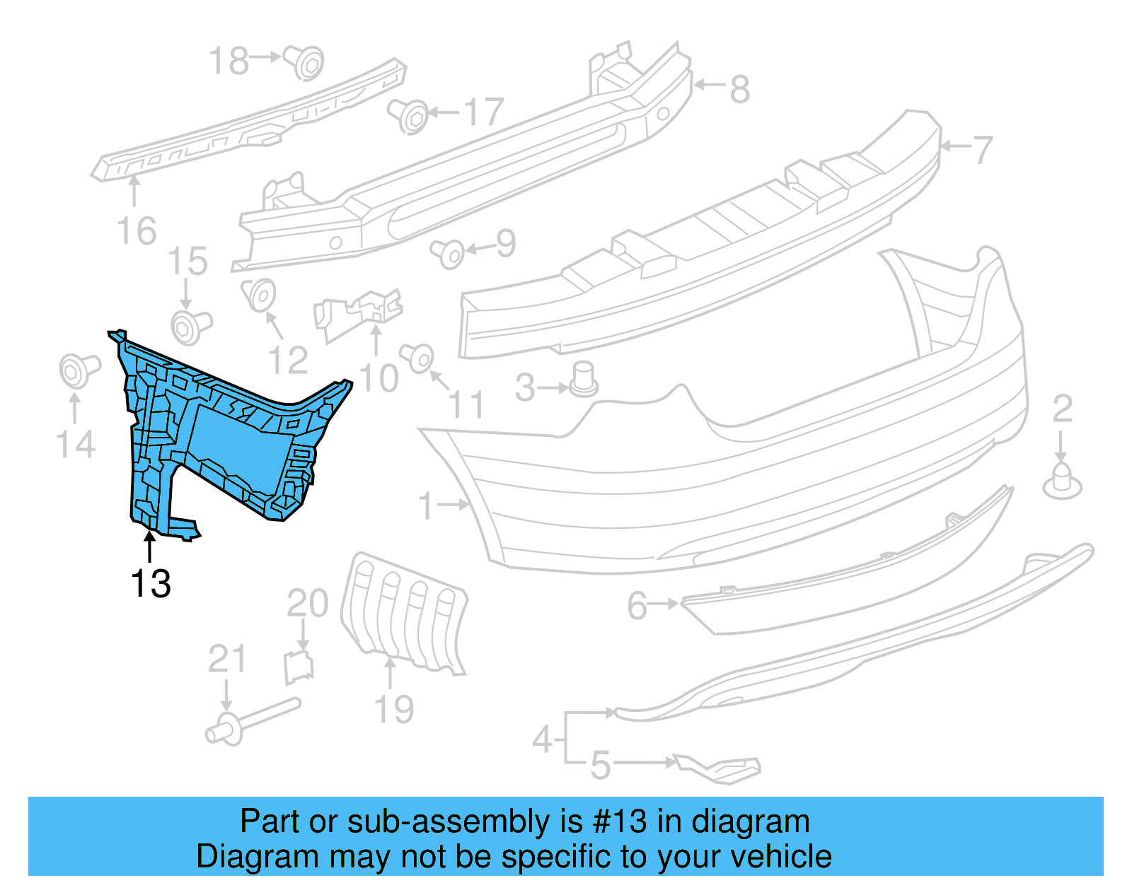 Side Retainer 5C6-807-393-B - View 4