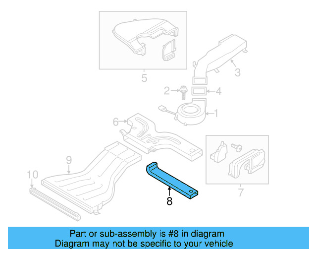 Outlet Duct 5C6-819-803-A