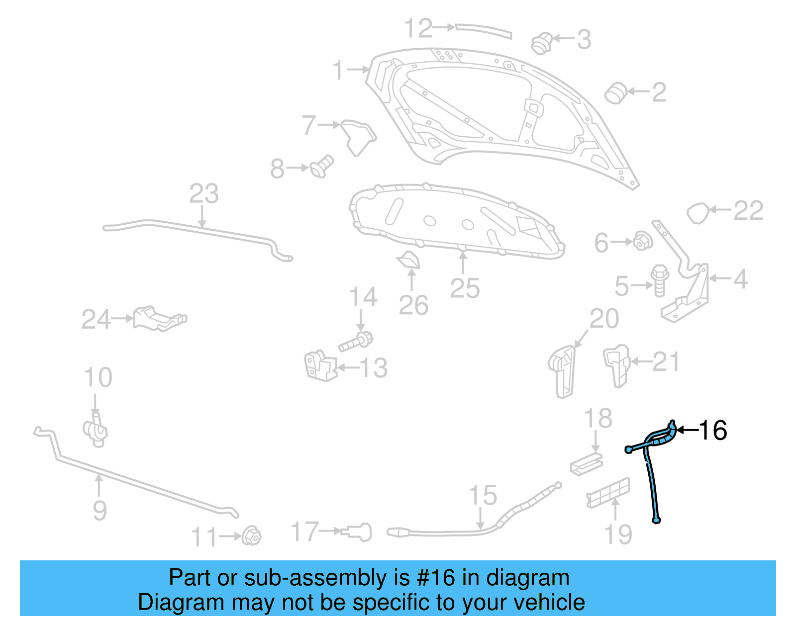Release Cable 5C6-823-535 - View 5