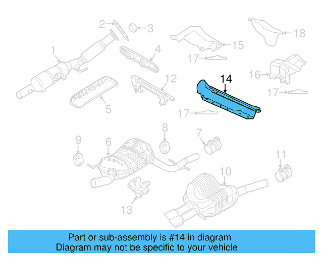 Heat Shield 1K0-825-721-E - View 38