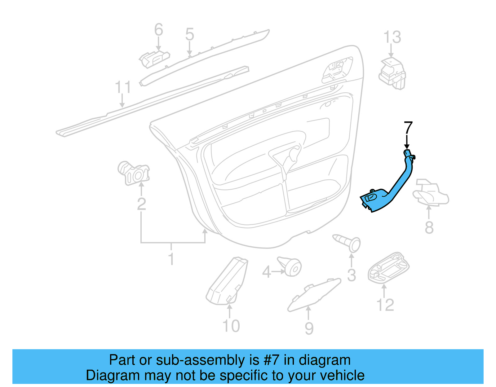 Pull Handle 5C6-867-256-C-81U