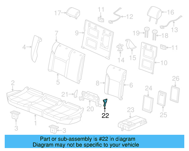 Bracket End Cap 5C6-885-664-82V - View 7