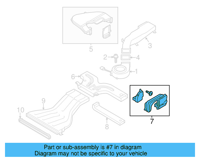 Lower Duct Repair Kit 5C6-898-825-A