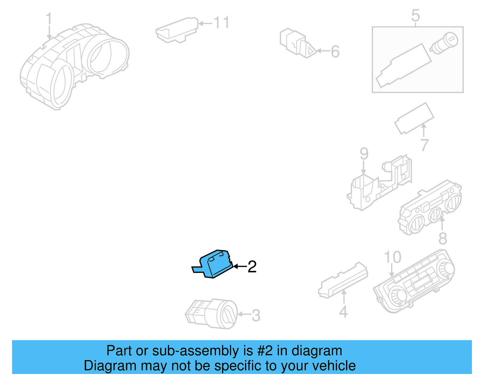 Dimmer Switch 5C6-941-333-B-9B9 - View 4