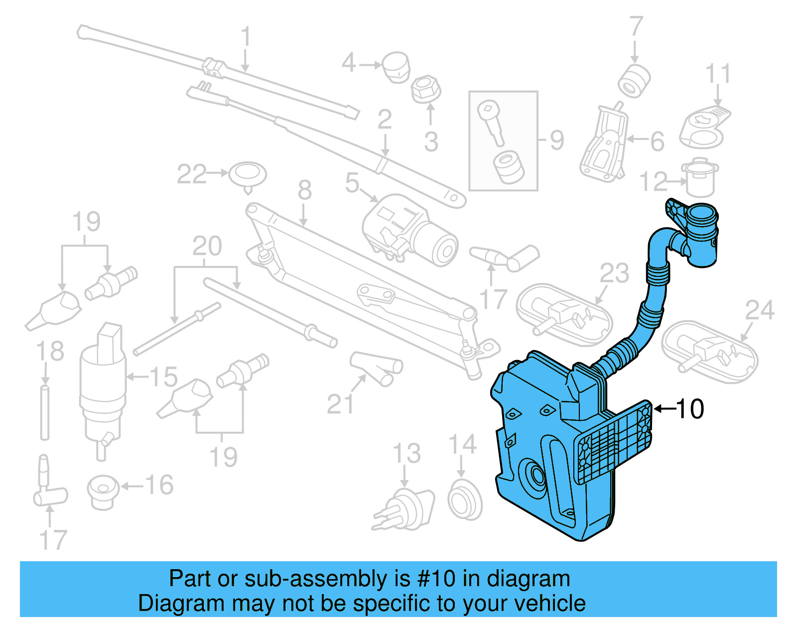 Washer Reservoir 5C6-955-453-Q - View 15