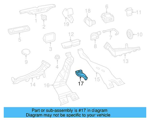 Center Duct 5C0-820-533-A - View 10