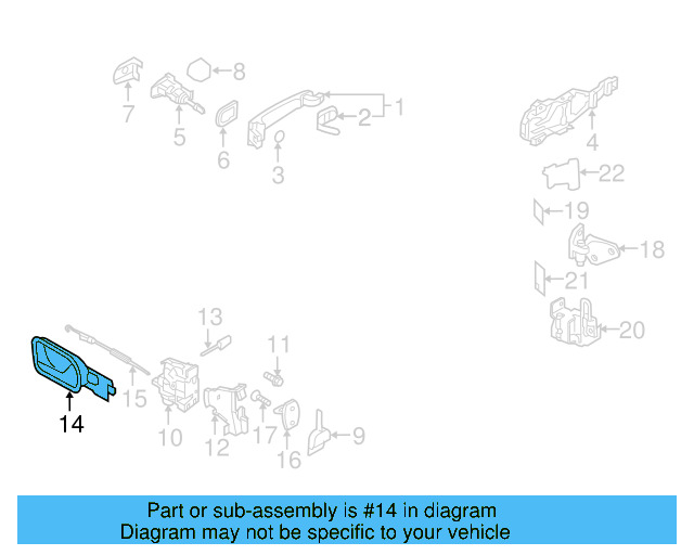 Handle, Inside 5C7-837-114-F-UAQ